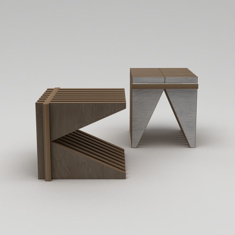 Matira Pall 51 cm - Naturträ - Möbler - Fåtölj & stolar - Pall & puff