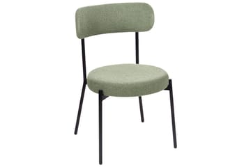 Matsalsstol Allison set om 2 Ljusgrön-Svart - Ljusgrön-Svart - Möbler - Fåtölj & stolar - Matstol & köksstol