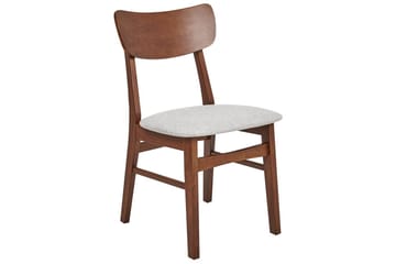 Matsalsstol Anoka set om 2 Mörkt Trä-Grått - Mörkt Trä-Grått - Möbler - Fåtölj & stolar - Matstol & köksstol