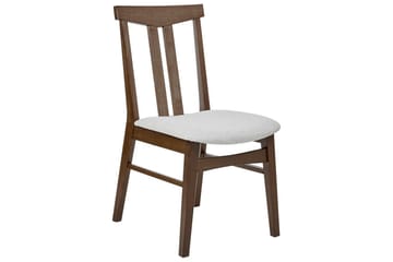 Matsalsstol Avalon set om 2 Mörkt Trä-Grått - Mörkt Trä-Grått - Möbler - Fåtölj & stolar - Matstol & köksstol