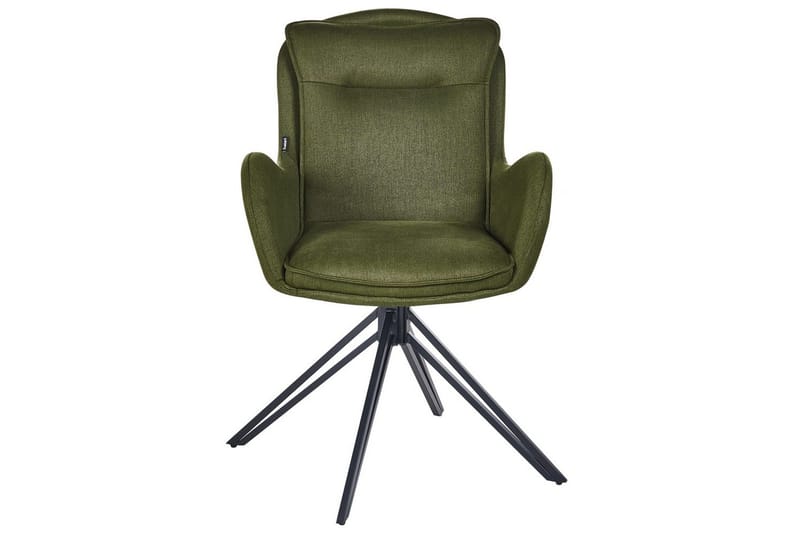 Matsalsstol Avelar set om 2 Mörkgrön-Svart - Mörkgrön-Svart - Möbler - Fåtölj & stolar - Matstol & köksstol