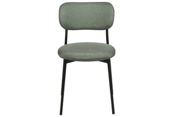 Matsalsstol Casey set om 2 Grön-Svart - Grön-Svart - Möbler - Fåtölj & stolar - Matstol & köksstol