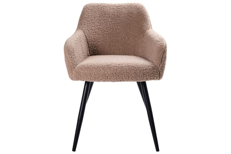 Matsalsstol Casmalia set om 2 Beige/svart - Beige/svart - Möbler - Fåtölj & stolar - Matstol & köksstol