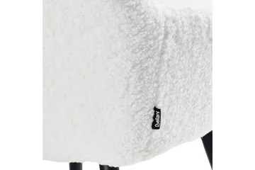 Matsalsstol Casmalia set om 2 Vit/Svart - Vit/Svart - Möbler - Fåtölj & stolar - Matstol & köksstol