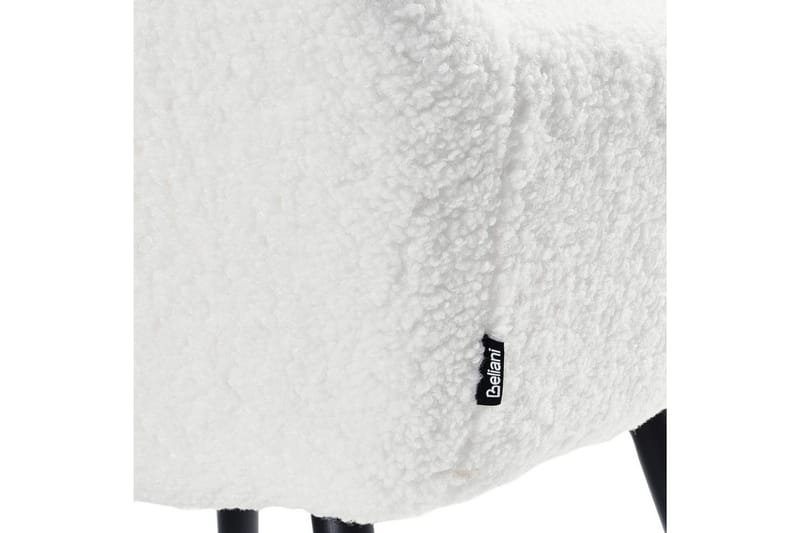 Matsalsstol Casmalia set om 2 Vit/Svart - Vit/Svart - Möbler - Fåtölj & stolar - Matstol & köksstol