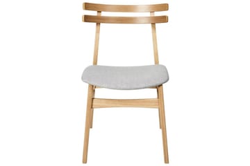 Matsalsstol Cynthiana set om 2 Ljus Trä-Grå - Ljus Trä-Grå - Möbler - Fåtölj & stolar - Matstol & köksstol