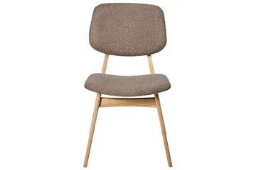 Matsalsstol Ella set om 2 Ljus Trä-Grå - Ljus Trä-Grå - Möbler - Fåtölj & stolar - Matstol & köksstol