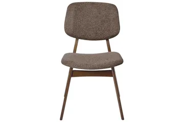 Matsalsstol Ella set om 2 Mörkt Trä-Grått - Mörkt Trä-Grått - Möbler - Fåtölj & stolar - Matstol & köksstol