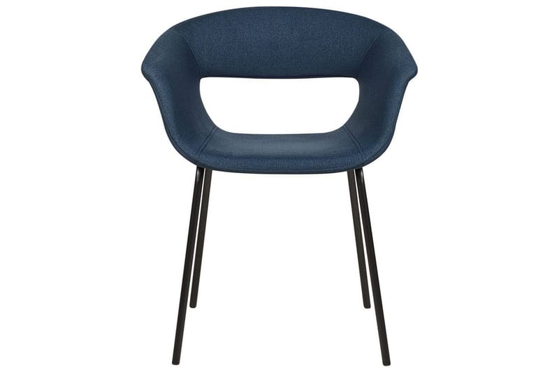 Matsalsstol Elma set om 2 Blå-Svart - Blå-Svart - Möbler - Fåtölj & stolar - Matstol & köksstol