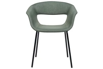 Matsalsstol Elma set om 2 Grön-Svart - Grön-Svart - Möbler - Fåtölj & stolar - Matstol & köksstol