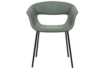 Matsalsstol Elma set om 2 Grön-Svart - Grön-Svart - Möbler - Fåtölj & stolar - Matstol & köksstol