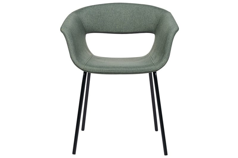 Matsalsstol Elma set om 2 Grön-Svart - Grön-Svart - Möbler - Fåtölj & stolar - Matstol & köksstol