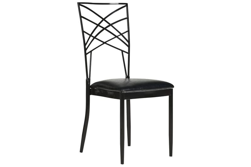 Matsalsstol Girard set om 2 Svart - Svart - Möbler - Fåtölj & stolar - Matstol & köksstol
