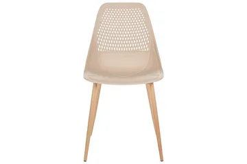 Matsalsstol Hazelton set om 4 Beige-Ljust Trä - Beige-Ljust Trä - Möbler - Fåtölj & stolar - Matstol & köksstol