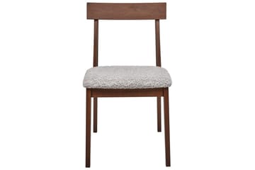 Matsalsstol Isle set om 2 Mörkt Trä-Grått - Mörkt Trä-Grått - Möbler - Fåtölj & stolar - Matstol & köksstol