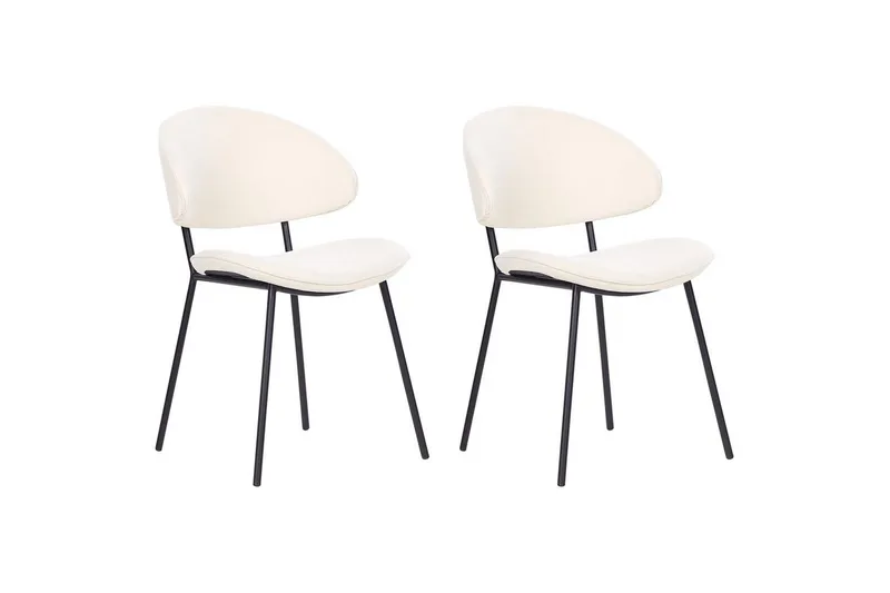 Matsalsstol Kiana set om 2 Beige, Beige