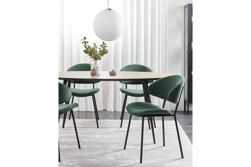 Matsalsstol Kiana set om 2 Grön - Grön - Möbler - Fåtölj & stolar - Matstol & köksstol