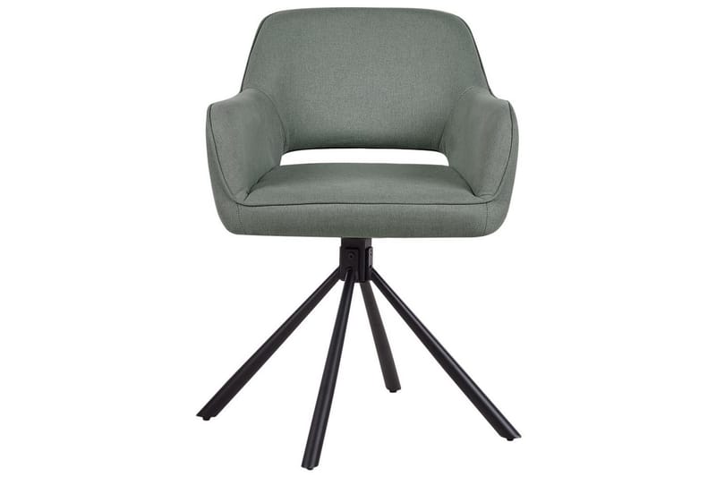 Matsalsstol Loures set om 2 Mörkgrön-Svart - Mörkgrön-Svart - Möbler - Fåtölj & stolar - Matstol & köksstol