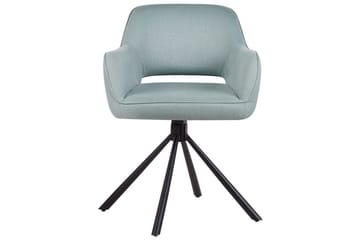 Matsalsstol Loures set om 2 Mintgrön-Svart - Mintgrön-Svart - Möbler - Fåtölj & stolar - Matstol & köksstol