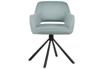 Matsalsstol Loures set om 2 Mintgrön-Svart - Mintgrön-Svart - Möbler - Fåtölj & stolar - Matstol & köksstol