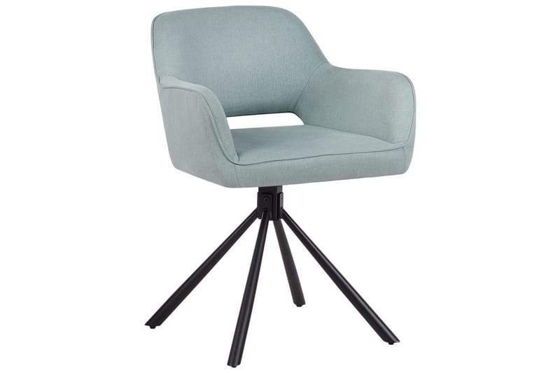 Matsalsstol Loures set om 2 Mintgrön-Svart - Mintgrön-Svart - Möbler - Fåtölj & stolar - Matstol & köksstol