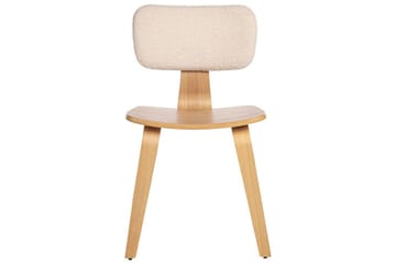 Matsalsstol Lucinda set om 2 Beige-Ljust Trä - Beige-Ljust Trä - Möbler - Fåtölj & stolar - Matstol & köksstol