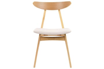 Matsalsstol Lynn set om 2 Ljus Trä-Beige - Ljus Trä-Beige - Möbler - Fåtölj & stolar - Matstol & köksstol