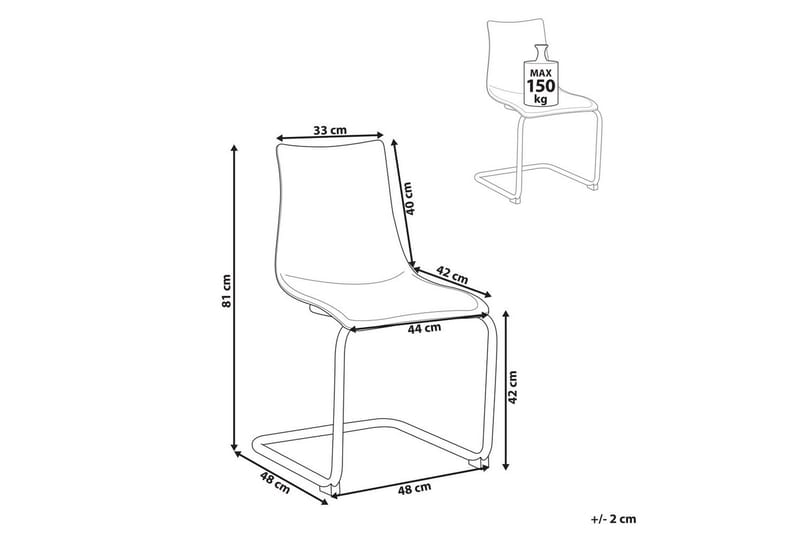 Matsalsstol Marshall set om 2 - Möbler - Fåtölj & stolar - Matstol & köksstol