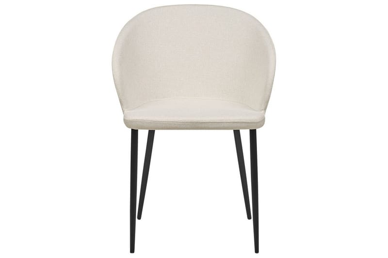 Matsalsstol Mason set om 2 Beige-Svart - Beige-Svart - Möbler - Fåtölj & stolar - Matstol & köksstol