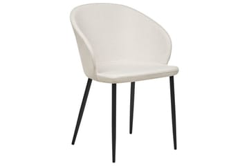 Matsalsstol Mason set om 2 Beige-Svart - Beige-Svart - Möbler - Fåtölj & stolar - Matstol & köksstol