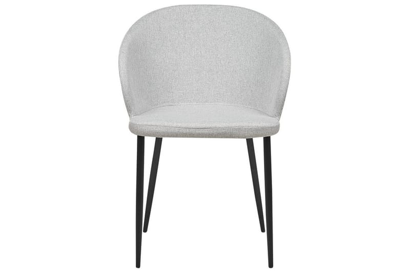 Matsalsstol Mason set om 2 Grå-Svart - Grå-Svart - Möbler - Fåtölj & stolar - Matstol & köksstol
