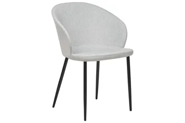 Matsalsstol Mason set om 2 Grå-Svart - Grå-Svart - Möbler - Fåtölj & stolar - Matstol & köksstol