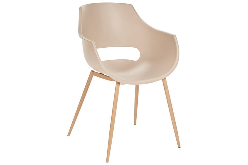 Matsalsstol Millers set om 4 Beige-Ljust Trä - Beige-Ljust Trä - Möbler - Fåtölj & stolar - Matstol & köksstol