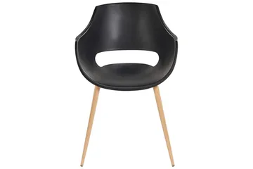 Matsalsstol Millers set om 4 Svart-Ljust Trä - Svart-Ljust Trä - Möbler - Fåtölj & stolar - Matstol & köksstol