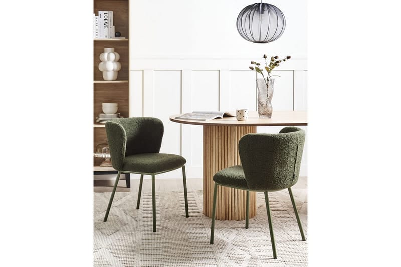 Matsalsstol Mina II set om 2 Grön - Grön - Möbler - Fåtölj & stolar - Matstol & köksstol