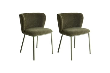 Matsalsstol Mina II set om 2 Grön - Grön - Möbler - Fåtölj & stolar - Matstol & köksstol