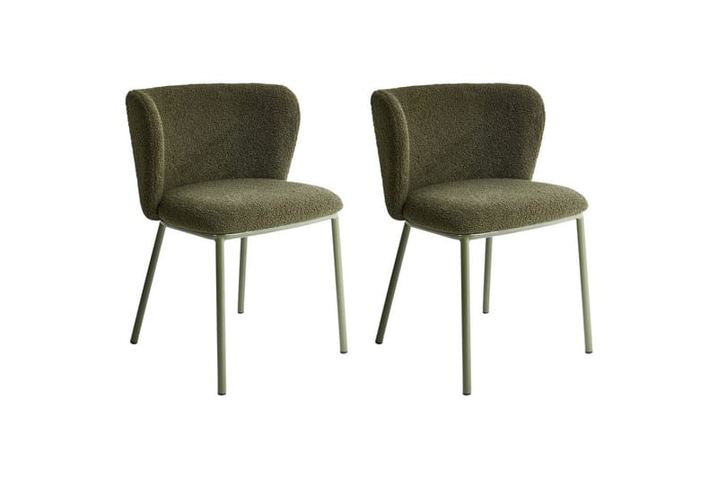 Matsalsstol Mina II set om 2 Grön - Grön - Möbler - Fåtölj & stolar - Matstol & köksstol