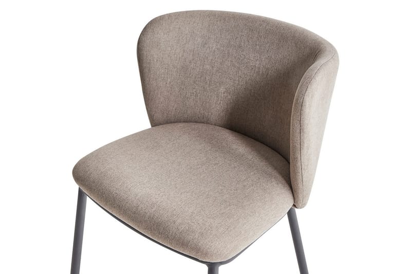 Matsalsstol Mina set om 2 Beige/svart - Beige/svart - Möbler - Fåtölj & stolar - Matstol & köksstol