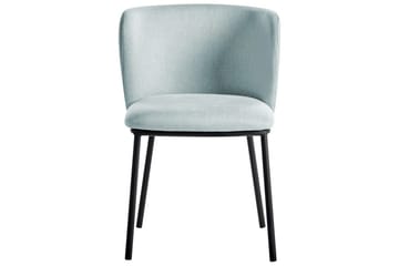 Matsalsstol Mina set om 2 Blå/Svart - Blå/Svart - Möbler - Fåtölj & stolar - Matstol & köksstol