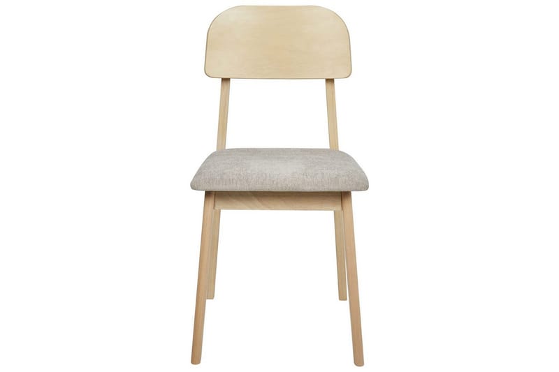 Matsalsstol Scandia set om 2 Ljus Trä-Beige - Ljus Trä-Beige - Möbler - Fåtölj & stolar - Matstol & köksstol