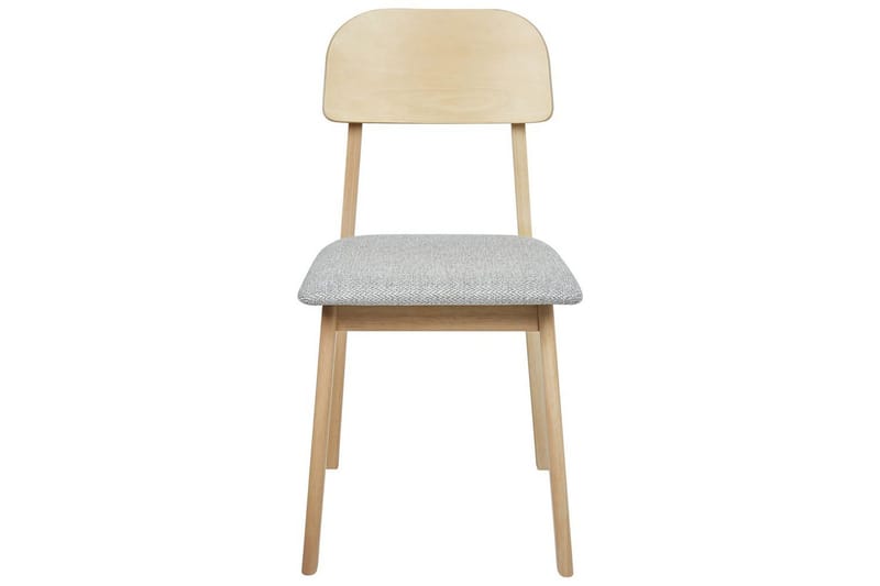 Matsalsstol Scandia set om 2 Ljus Trä-Grå - Ljus Trä-Grå - Möbler - Fåtölj & stolar - Matstol & köksstol