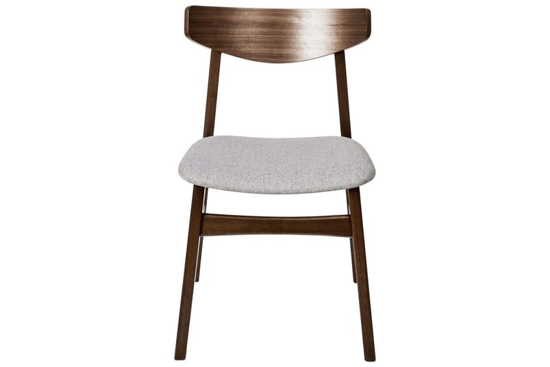 Matsalsstol Smiley set om 2 Mörkt Trä-Grått - Mörkt Trä-Grått - Möbler - Fåtölj & stolar - Matstol & köksstol