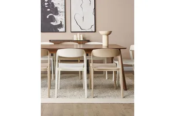 Matsalsstol Somers set om 2 Beige - Beige - Möbler - Fåtölj & stolar - Matstol & köksstol
