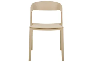 Matsalsstol Somers set om 2 Beige - Beige - Möbler - Fåtölj & stolar - Matstol & köksstol