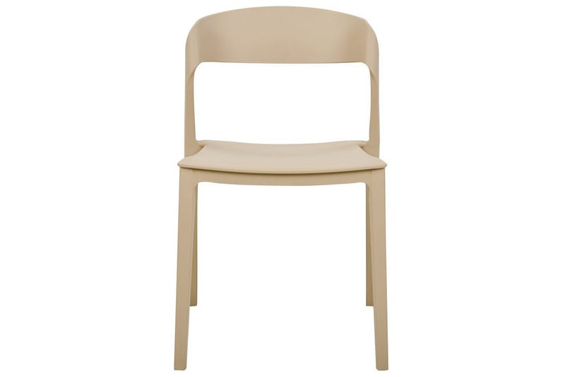 Matsalsstol Somers set om 2 Beige - Beige - Möbler - Fåtölj & stolar - Matstol & köksstol