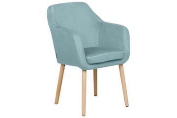 Matsalsstol Yorkville II Blått-Ljust Trä - Blått-Ljust Trä - Möbler - Fåtölj & stolar - Matstol & köksstol