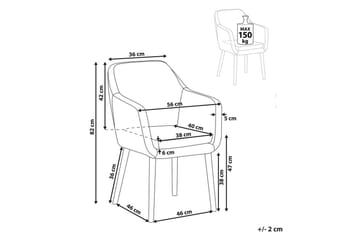 Matsalsstol Yorkville II Blått-Ljust Trä - Blått-Ljust Trä - Möbler - Fåtölj & stolar - Matstol & köksstol