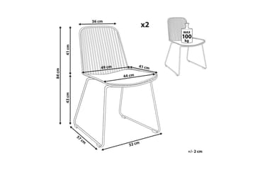 Matsalsstol Pensacola set om 2 - Möbler - Fåtölj & stolar - Matstol & köksstol