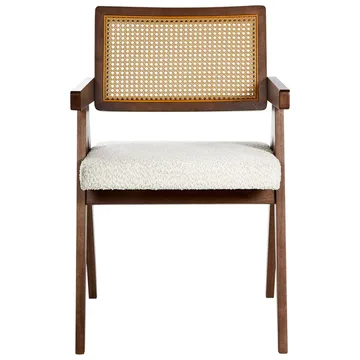 Matstol Ava 2-pack - Mörkbrun, Beige - Möbler - Fåtölj & stolar - Matstol & köksstol