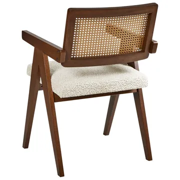 Matstol Ava 2-pack - Mörkbrun, Beige - Möbler - Fåtölj & stolar - Matstol & köksstol